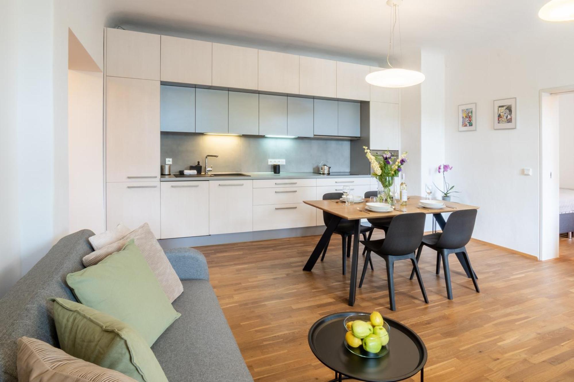 River View Apartment Prag Exteriör bild
